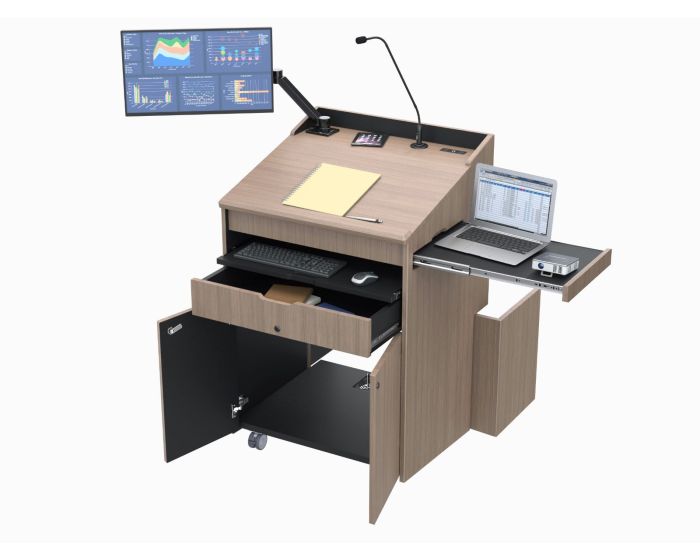 Educational podium and classroom furniture