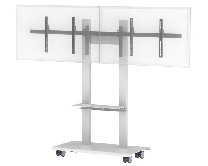 SYZ80 Mobile Interactive Stand For Single/Dual Monitors