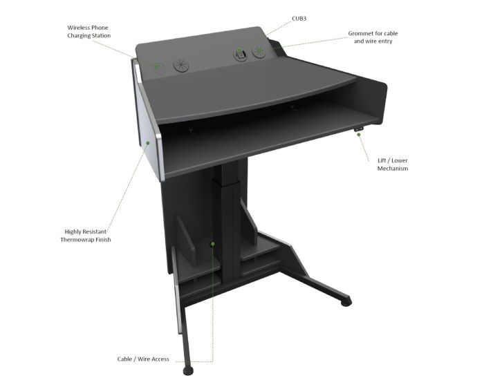 LEL023 Lift/Lower Lectern LEL023 Lift/Lower Lectern