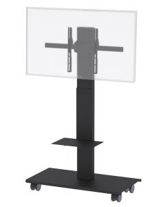 Economy LCD Monitor Stand (40" - 65" Displays)-black-Single